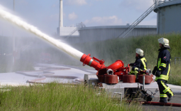 Treinamento espuma de combate a incêndio