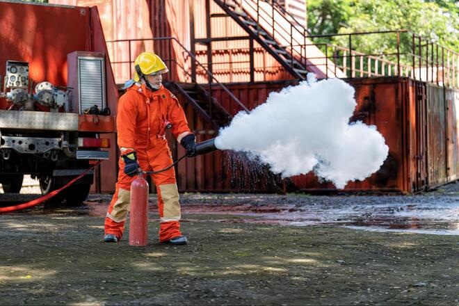 Como manusear cada tipo de extintor?